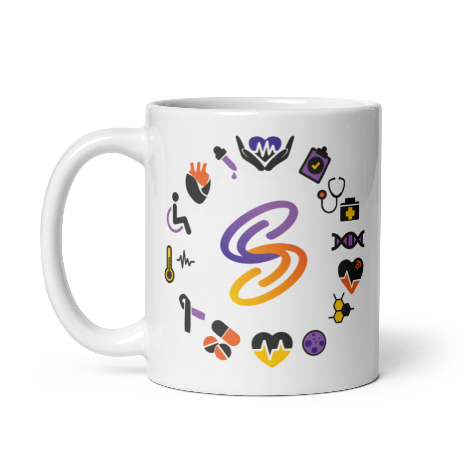 White glossy mug - Image 2