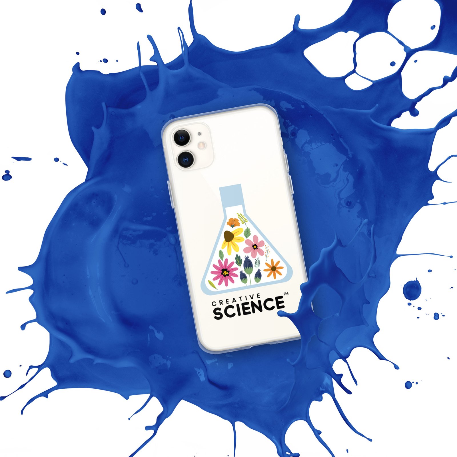 Biology iPhone Case: Flask With Flowers - Image 2