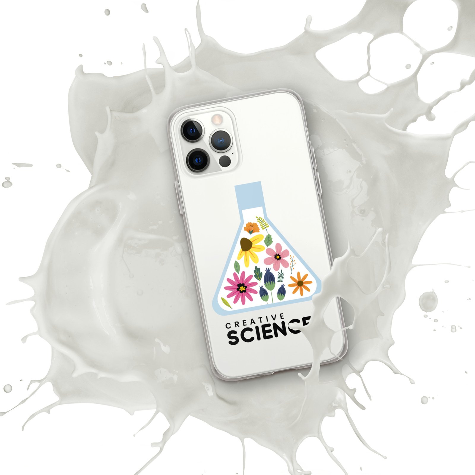 Biology iPhone Case: Flask With Flowers - Image 19