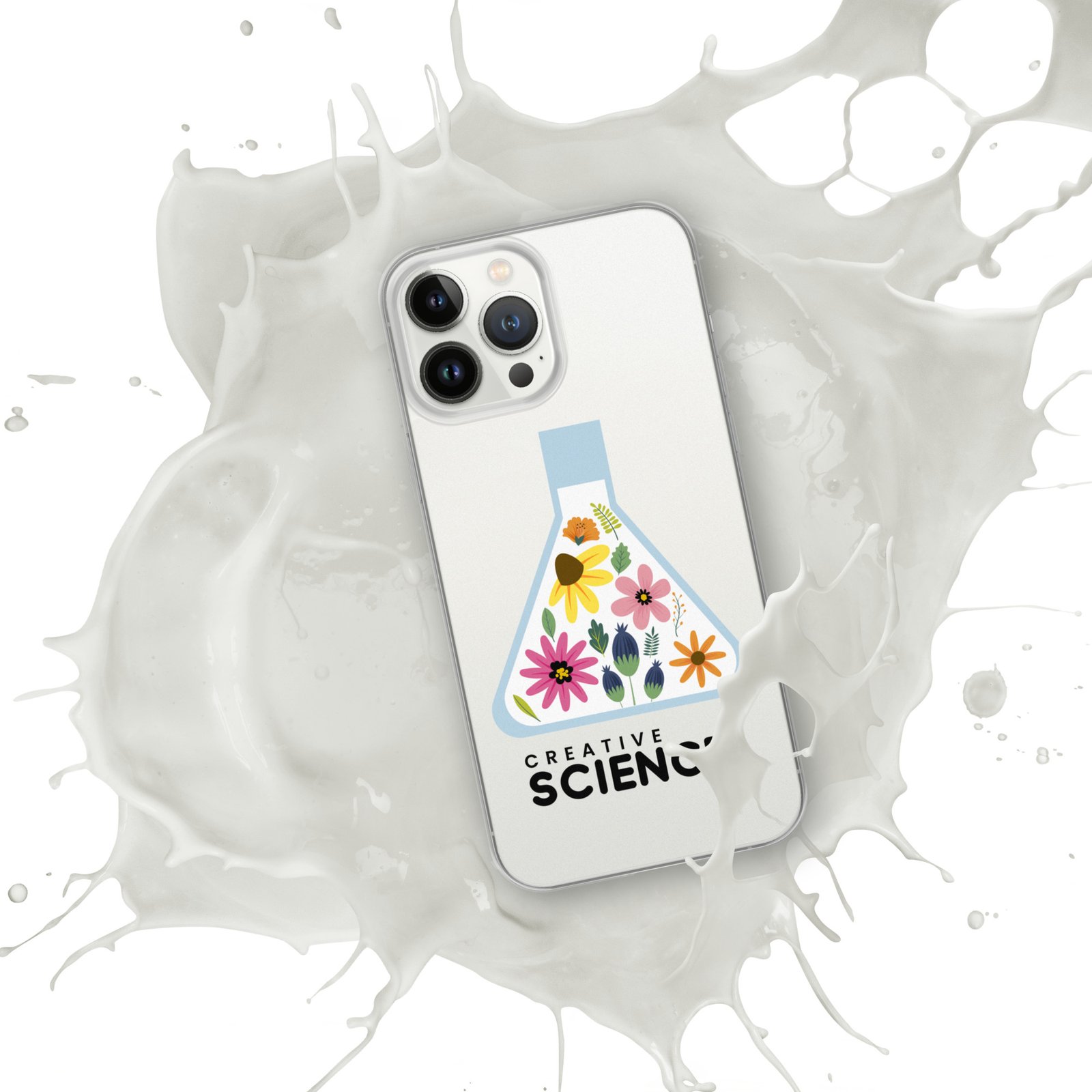 Biology iPhone Case: Flask With Flowers - Image 25