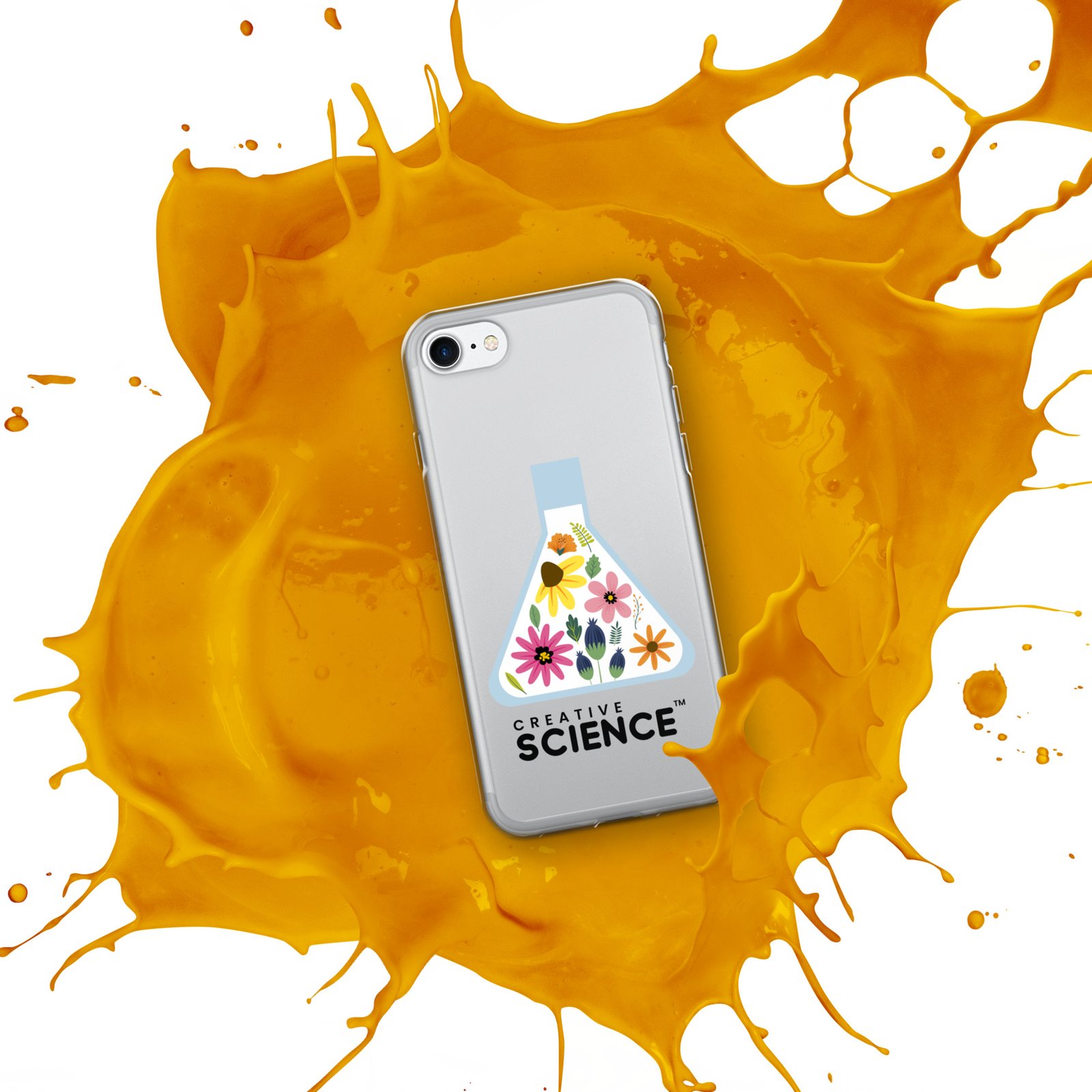 Biology iPhone Case: Flask With Flowers - Image 36