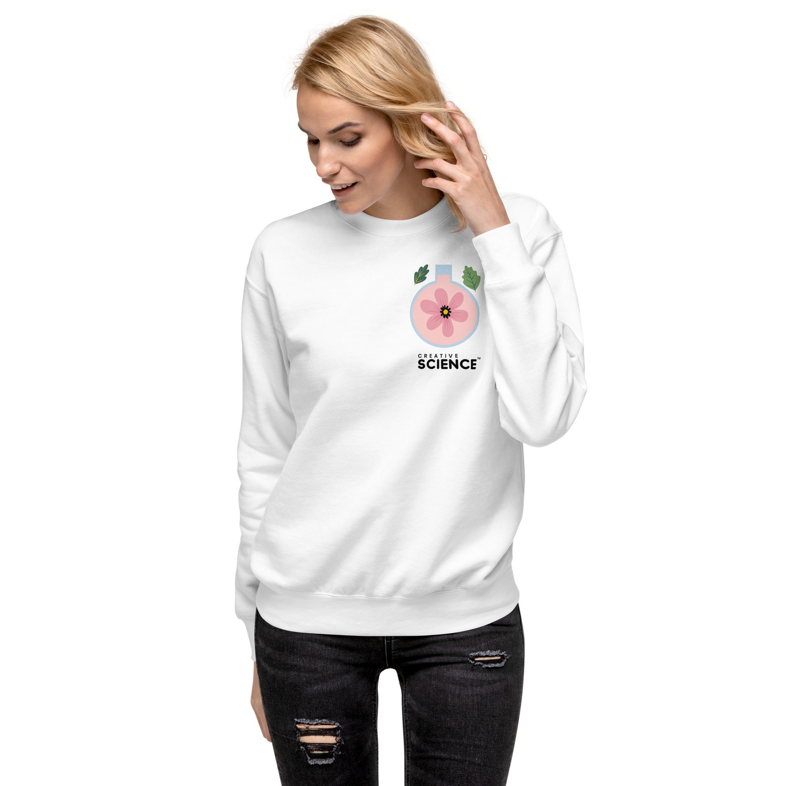 Biology: Flask Flowers Sweatshirt 1 - Image 2