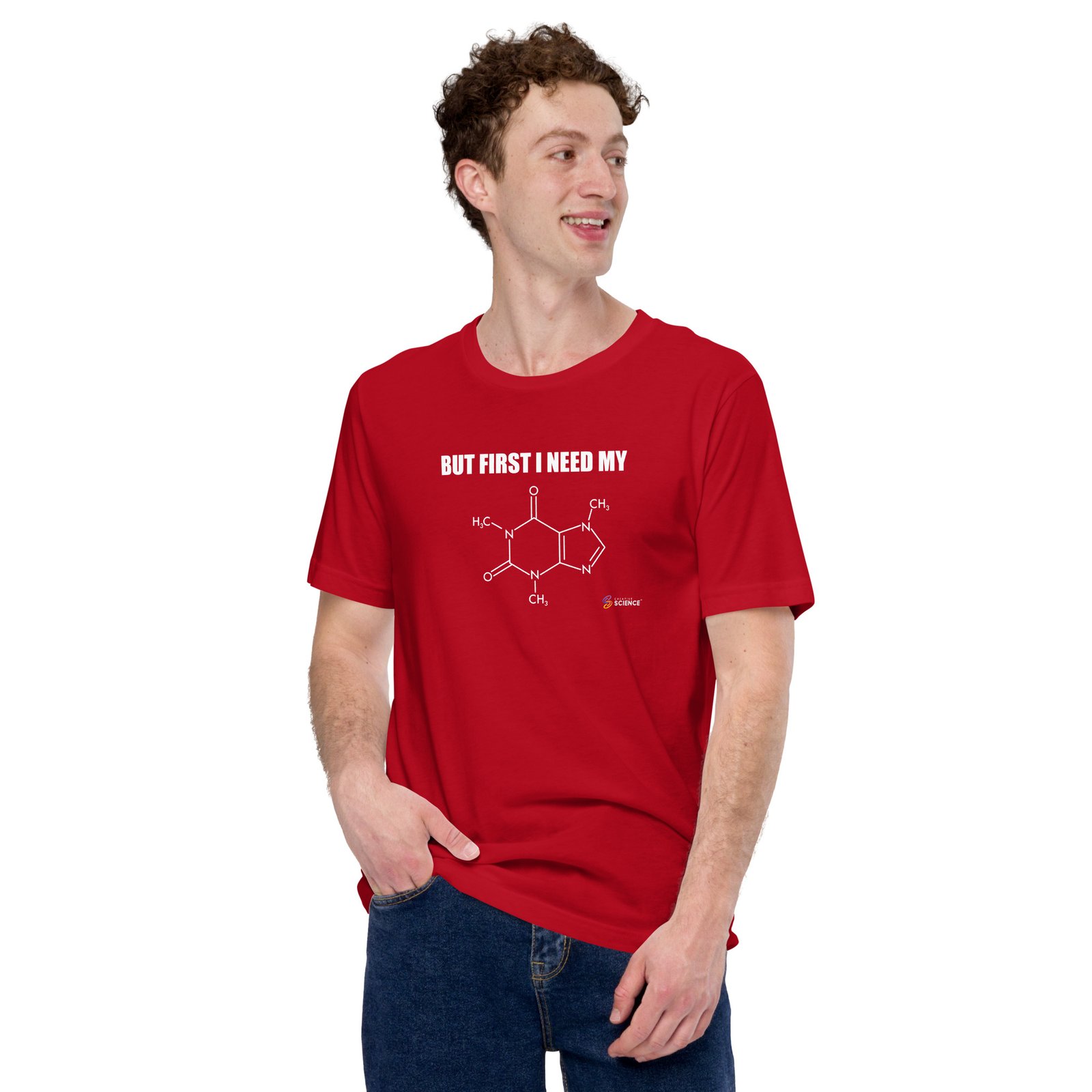 Chemistry: "But First I Need My Coffee" T Shirt - Image 10