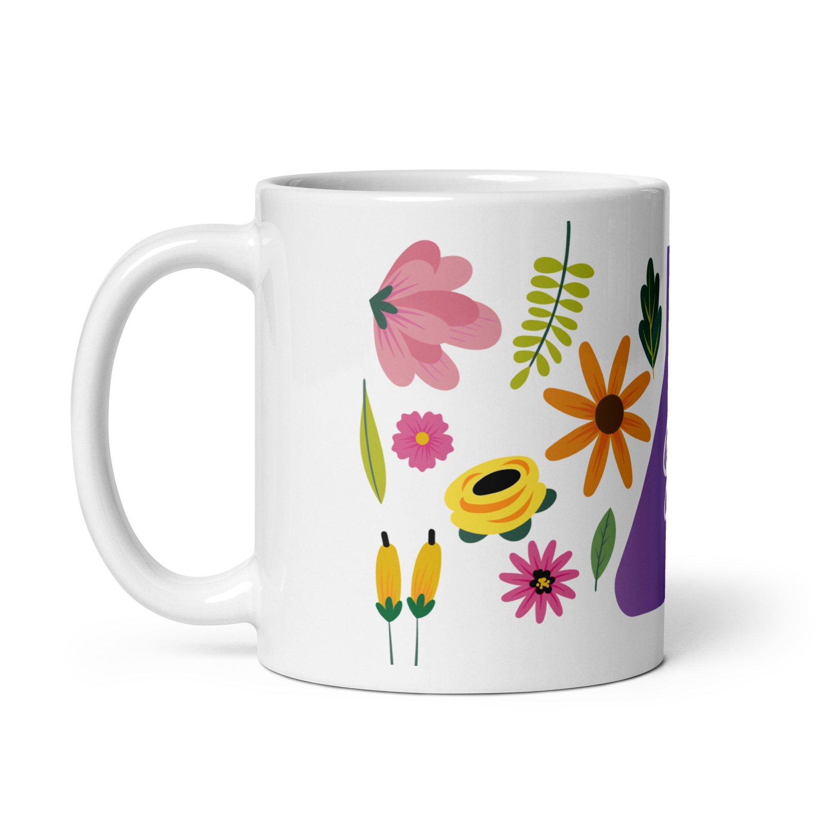 Biology: Flask With Flowers Mug 2 - Image 2