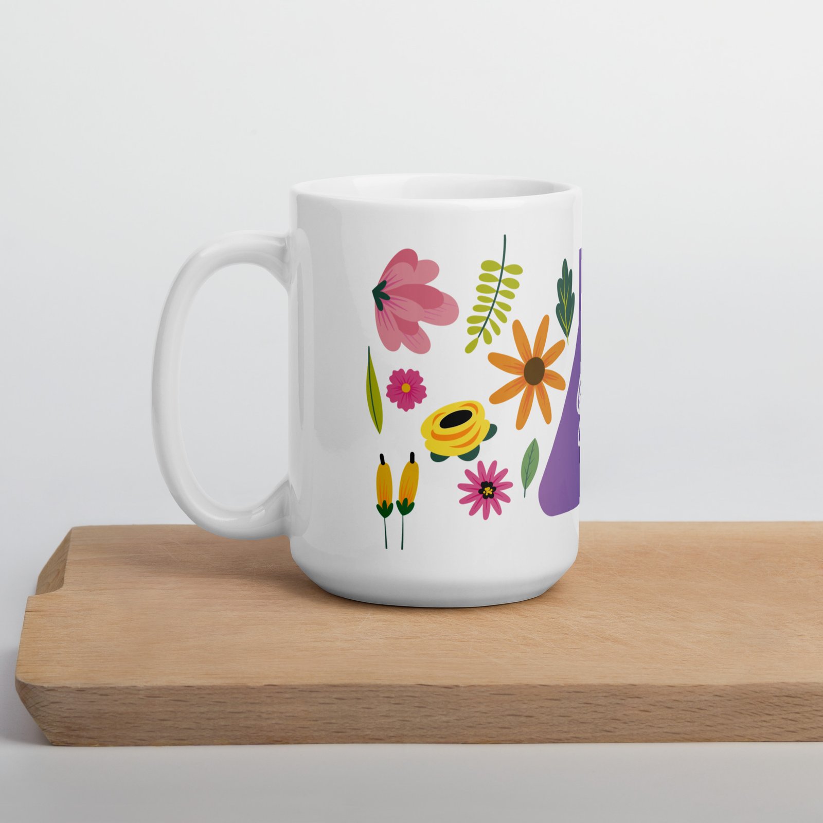 Biology: Flask With Flowers Mug 2 - Image 7